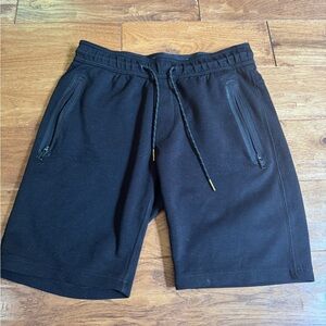 American Eagle Outfitters Black Hybrid Shorts 8 inch inseam